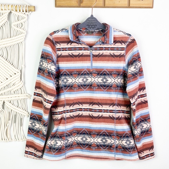 eddie bauer aztec fleece